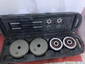 حقيبه أوزان وزن 55kg مع بار