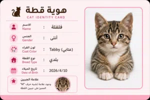 قطة للتبني مجاني