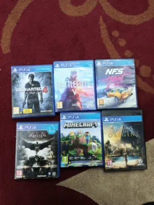 للبيع سيديهات + أدين ps4 اصلي