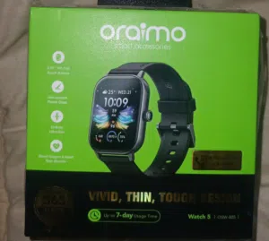 Oralmo 5watch ساعه من  الساعة اوريجنال اصلي ضد الماء  شاشه سمارت كيرف  نظام صحي ورياضي بكامل
