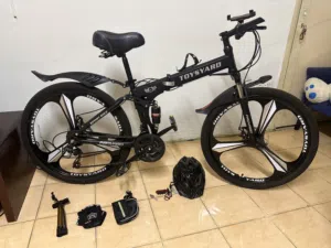 دراجه هوائيه من ماركه Toysyard رياضيه لون اسود حجم 26