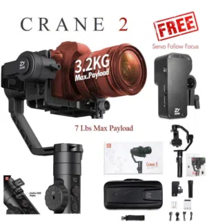 مانع اهتزاز احترافي gimbal  zhiyun crane 2