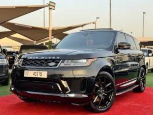 رانج روفر سبورت HSE Supercharged 2019 بحالة الوكالة التامة وسعر عرض ممتاز.