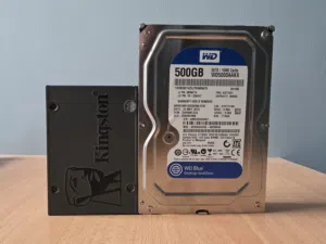 combo deal Kingston 120GB 2.5" Internal SSD + WD Blue HDD  500gb 100% health
