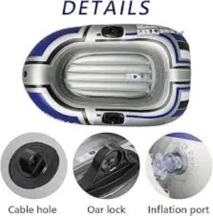 قارب تفجير مائي مطاطي (Inflatable Boat) من ماركة Senyoubao مصمم لرحلات الصيد والتجديف