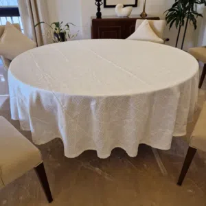 Round tablecloth ivory 228cm