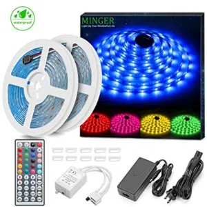 حبل ليد اضائه كل الالوان RGB LIGHT ديكور مع ريموت تحكم يضي كل الالوان حركات للزينه حفلات