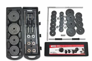 Home Gym Set 50KG – Dumbbell & Barbell
