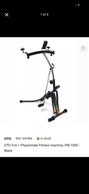 OTO 3-in-1 Physiomate Fitness machine, PM-1000 - black
