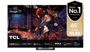 شاشة TCL C745 65 inch نظافة 100٪ مع ضمان