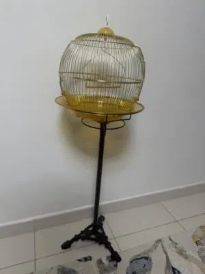 Bird cage with stand