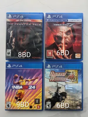 للبيع والبدل ألعاب PS4 مستعملة - For sale PS4 Used Games
