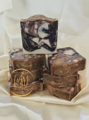 100g Soap - - Coconut and Cacao - صابونة جوز الهند والكاكاو