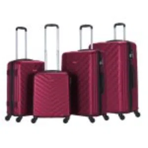 STARGOLD 4 Piece ABS Hard Side Spinner Trolley Luggage Set With TSA Lock 20/24/28/32 Inch, SG-T93D