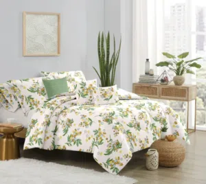 وصل حديثاً  مفارش شخص ونص   قطن منفوخ 4قطع مقاس 220/240 السعر 10 ريال فقط