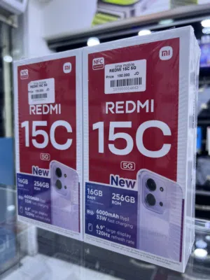 Rebmi 15C (5G) (256/12RAM) متوفر جديد كلين داخل ليما موبايل بسعر مميز بكفالة لوكيل الرسمي دخل لفرعين