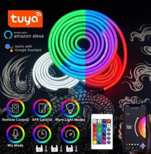 إضاءة نيون ذكية RGB Neon Rope (متر واحد)