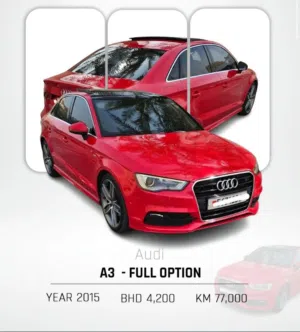Audi A3 1.8L 40 TFSI S-Line 2015.