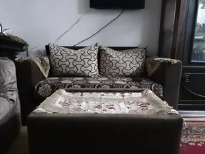 انتريه مودرن دمياطي خشب زان كنبتين و كرسيين
