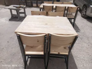 كراسي وطاولات حديد وخشب للمطعم والمطبخ وكافيهات ح سب الطلب