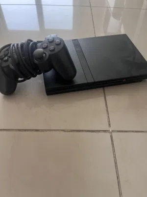 Ps 2  with 2 controllers and resident evil game