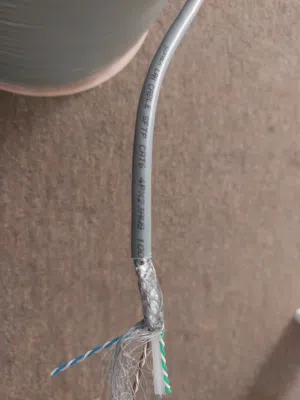 كابل نحاس صافي لفه 305  متر Cat6 SFTP