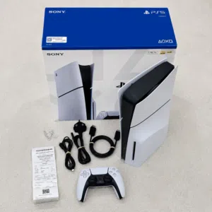 Ps5 slim cd version with 1 year warranty