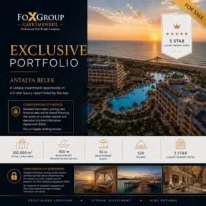 FOR SALE 5 STAR HOTEL IN ANTALYA