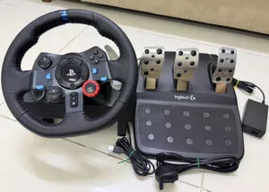 Logitech G29 steering wheel with paddles
