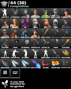 بيع حساب فورت نايت