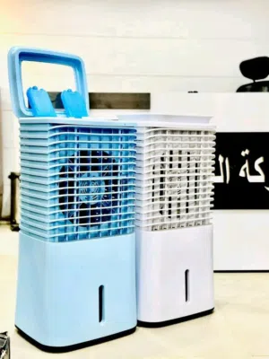 مبردة جيكو كولد بنظام الشلال مع 3 سرعات وازرار تحكم توزيع الهواء بالإضافة الى فلاتر الاتربه مع الحل