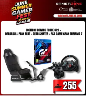 Logitech G29 with playseat full bundle in Deal