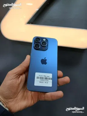 ايفون 15 برو نسخة 128 جيجا / بطارية 87 / وكالة مش مصلح ولا مفتوح / مكفول