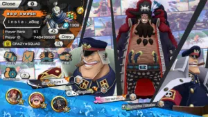 حسابات ون بيس باونتي راش قوية للبيع