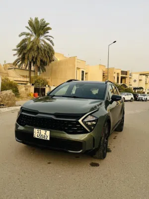 كيا سبورتج فول  امريكي23 لون زيتوني مميز ،حادث خلفي جدا بسيط مكان يرموك