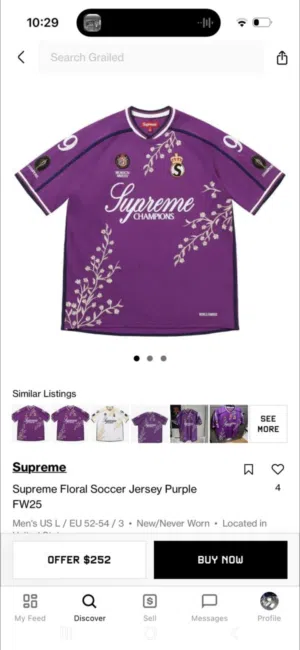 SUPREME brand clothing: tees, t-shirts, long-sleeves, jerseys, beanies, sweaters, and jeans