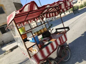 عربيه ذره وبتنفع تكون عربايه كعك عربايه كبيره