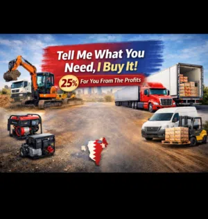 قلّي وش تحتاج وأنا أشتريها وأعطيك 25٪ من صافي أرباح كل معدة تدخلها في مشروعك