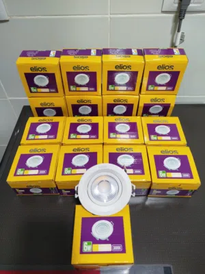 سبوت لايت اليوس مدور متحرك 6 وات وورم دافئ