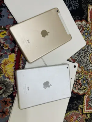 ايباد ابل الاصلي ميني 3 و2 شغالين تمام مع الاغراض كفرات وشواحن