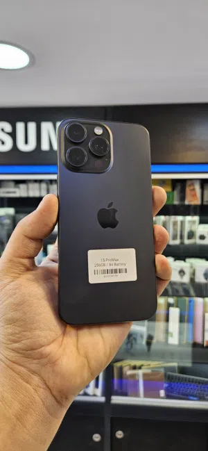IPHONE 15 PRO MAX 256GB  ايفون 15 برو ماكس 256 جيجا