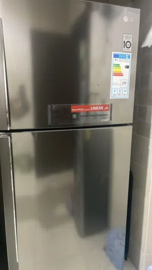 ثلاجة LG Inverter Linear (ذكية وموفرة) - بحالة عامة جيدة//التسليم بعد 10/6