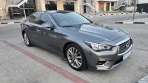 انفنتي 2022  Q50 V6 3.0 twin turbo  JN1EV7AP2NM460128 خليجي  52000  كم فقط  رقم 1 4 اطارات جديدة