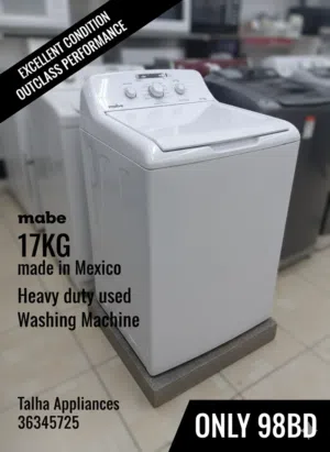 mabe 17KG  made in Maxico Heavy duty used Washing Machine Excellent Condition Outclass performance