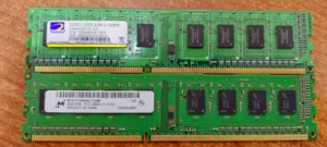 قطعتين رام DDR3 حجم 2GB