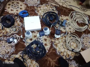 كاميرات 2 داخلي و2 خارجي DVR نوع ممتاز