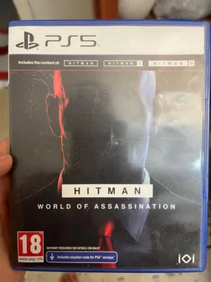 دسكه هيتمان الثلاثيه لبيع hitman I,II ,III triple  ps5