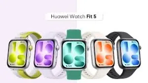 ساعة Huawei Watch Fit 5، وهي أحدث إصدار في سلسلة الساعات الذكية