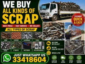 we are buying all kinds of Scrap