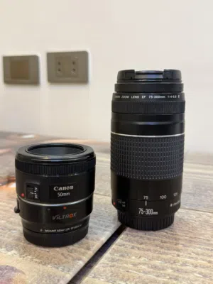 للبيع عدستين Canon بحالة ممتازة